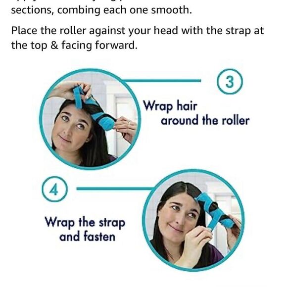 The Sleep Styler Large Like NEW In original package Curlers Overnight Curls main image 4